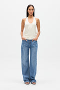 MAJA RACER BACK TANK - WHITE