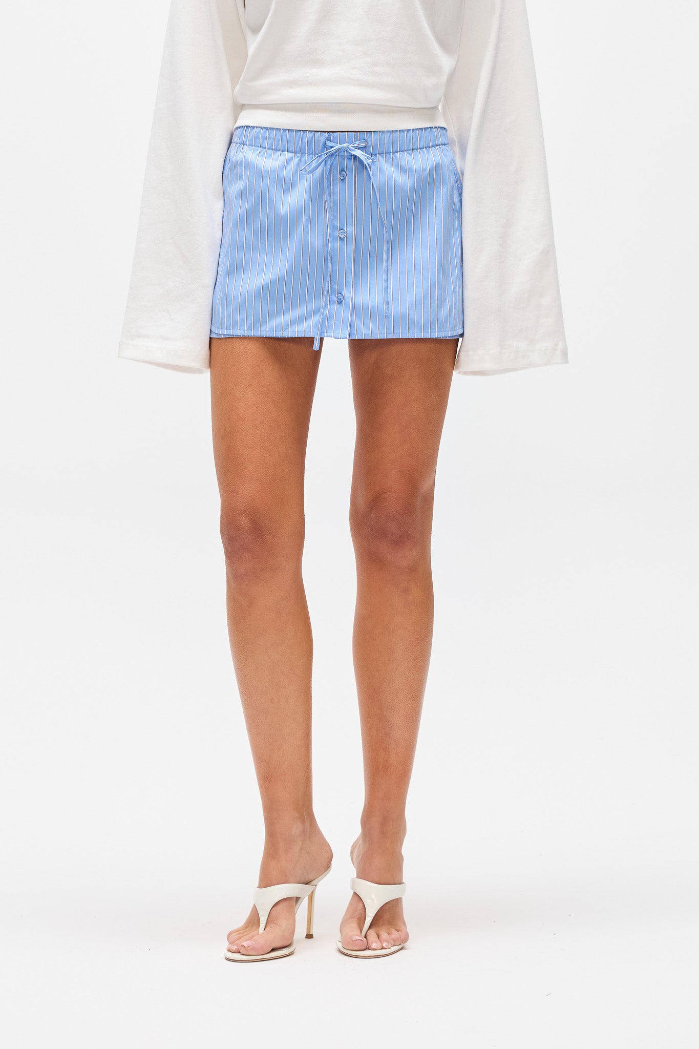 MARGAUX SKORT - BLUE STRIPE