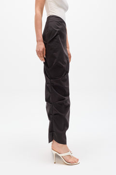 MOON SKIRT - BROWN