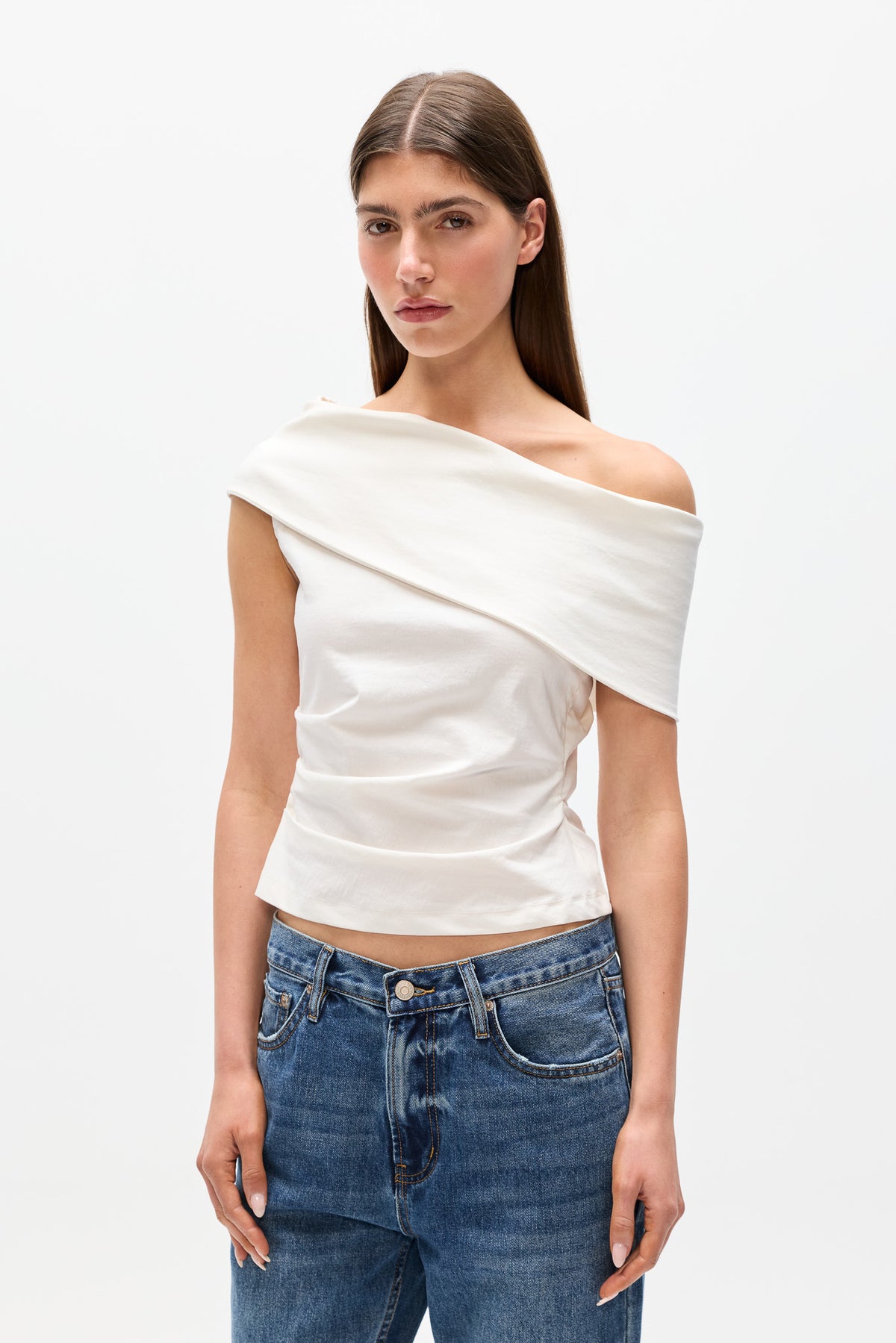 MOON TOP - WHITE