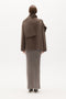 NOELLE SHORT COAT - DARK GREY