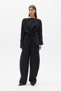 NOVALYN TOP - BLACK