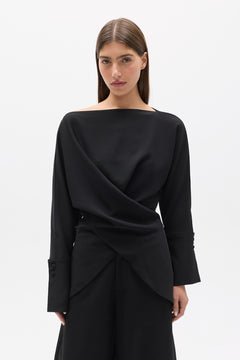 NOVALYN TOP - BLACK
