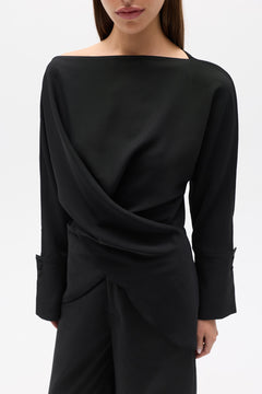 NOVALYN TOP - BLACK