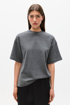 MICAH TOP - HEATHER GREY