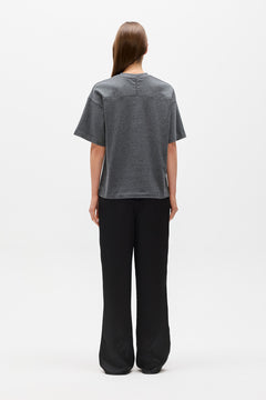 MICAH TOP - HEATHER GREY