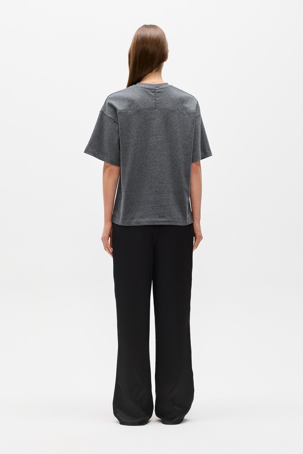MICAH TOP - HEATHER GREY