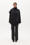 NOELLE SHORT COAT - DARK GREY