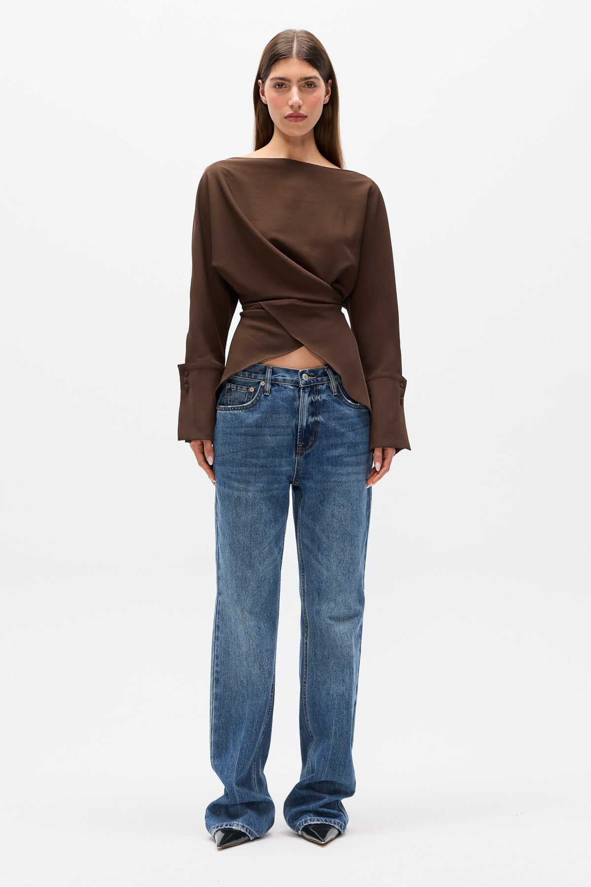 NOVALYN TOP - BROWN