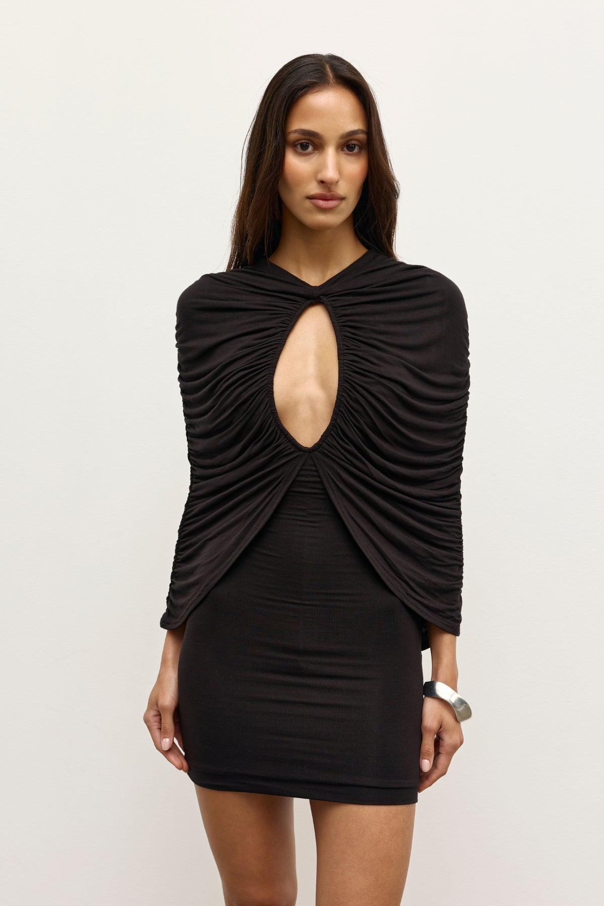 POSEY MINI DRESS - SHADOW