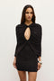 POSEY MINI DRESS - SHADOW