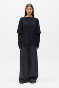 PAX LONG SLEEVE TEE - BLACK
