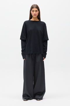 PAX LONG SLEEVE TEE - BLACK