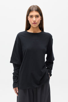 PAX LONG SLEEVE TEE - BLACK