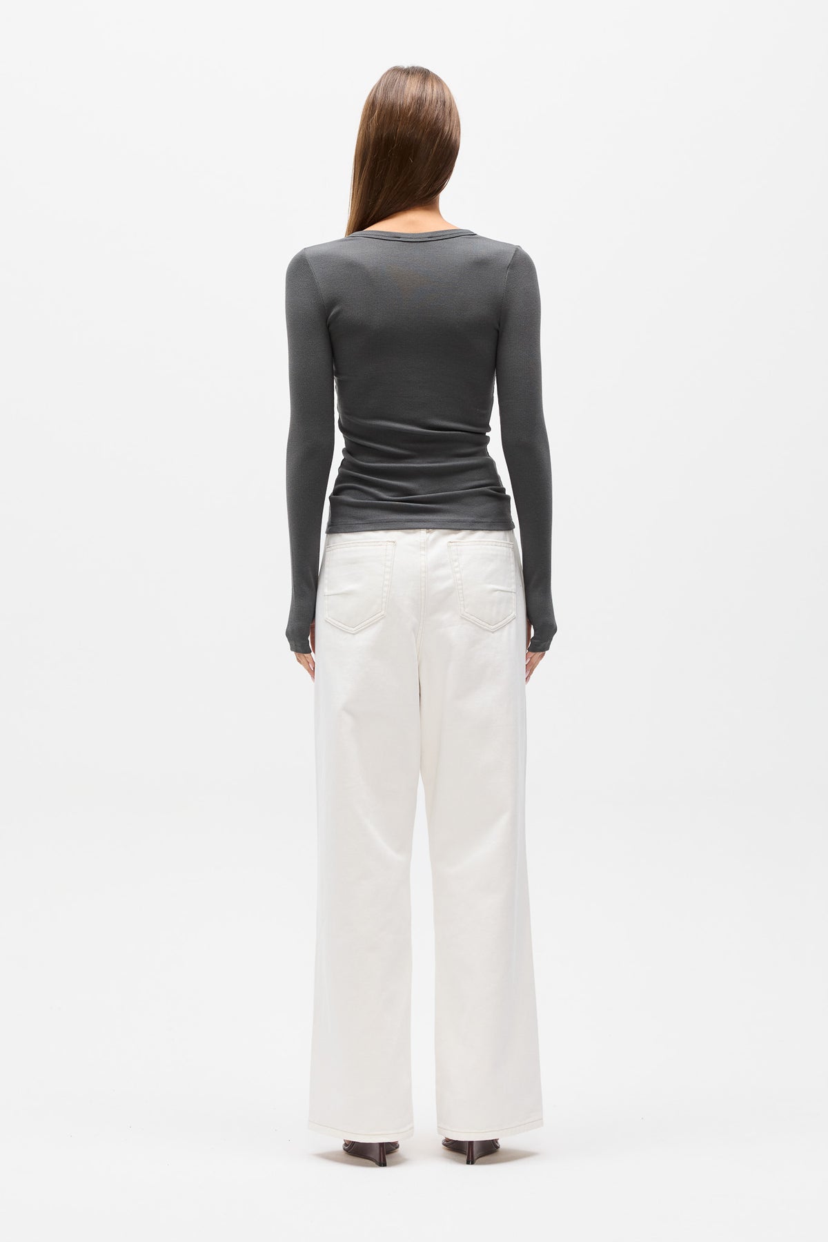 PIPER HENLEY TOP - SMOKE