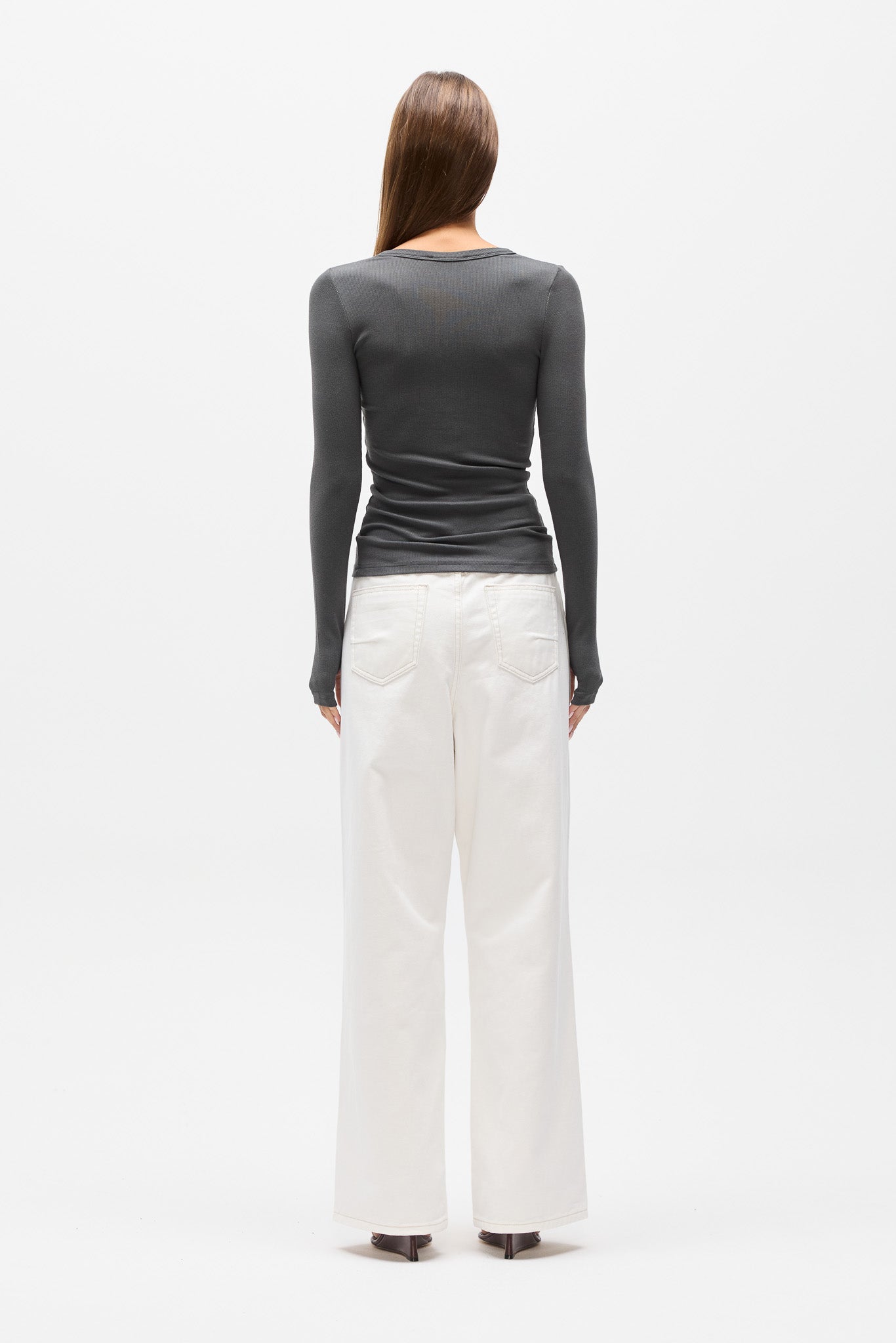 PIPER HENLEY TOP - SMOKE