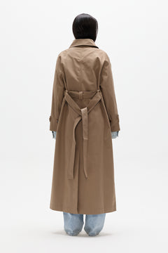 Rowan Oversized Trench Coat in Loam, view 6, Bayse Brand