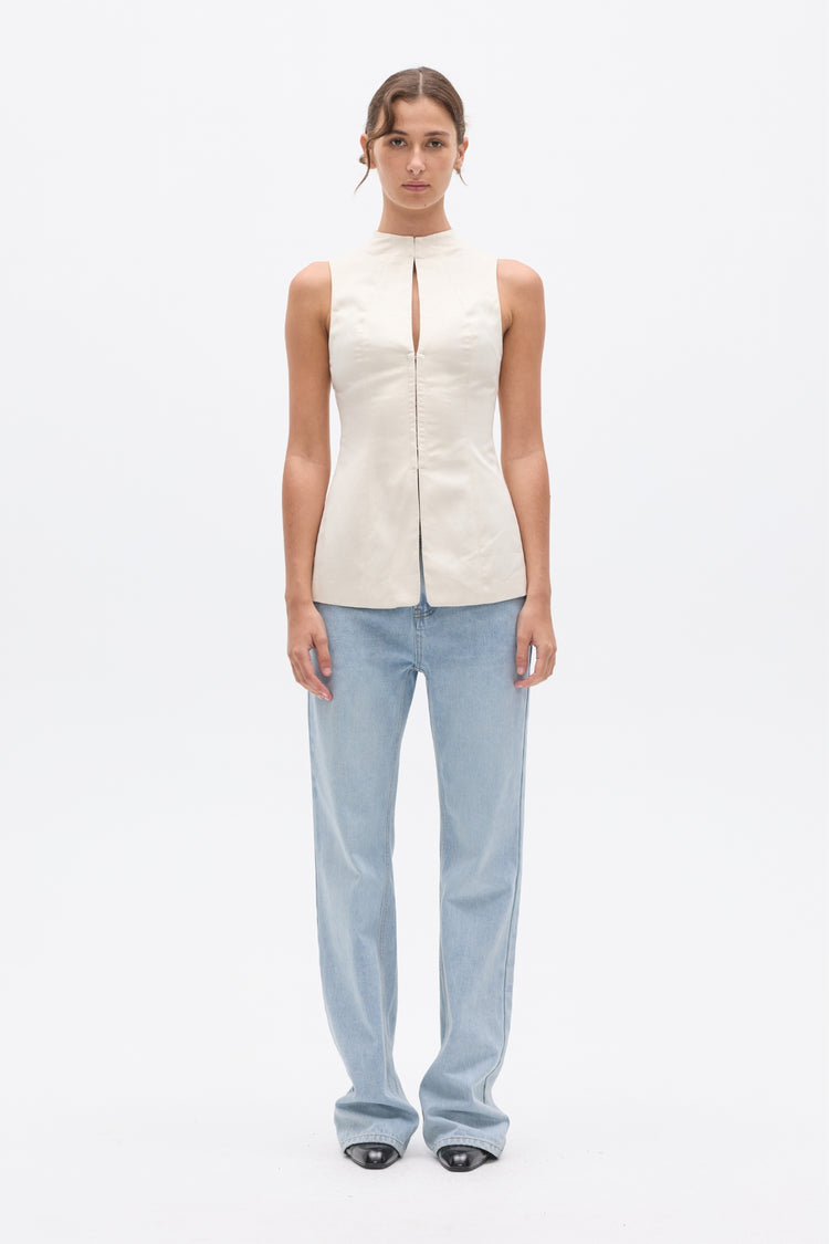 ROWE TOP - IVORY