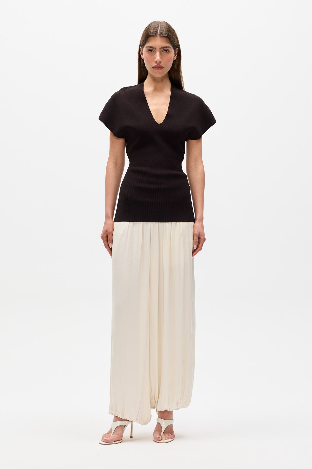 ROWENA TOP - BROWN