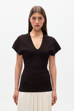 ROWENA TOP - BROWN