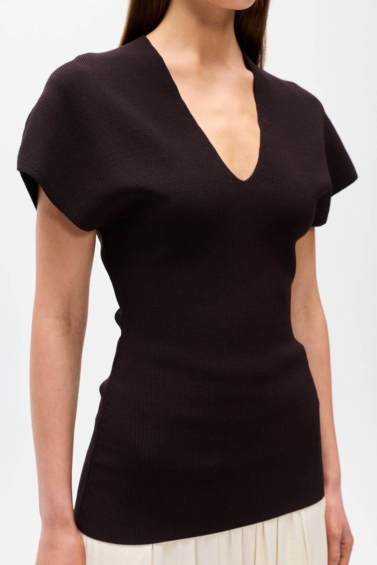 ROWENA TOP - BROWN