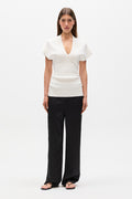 ROWENA TOP - IVORY