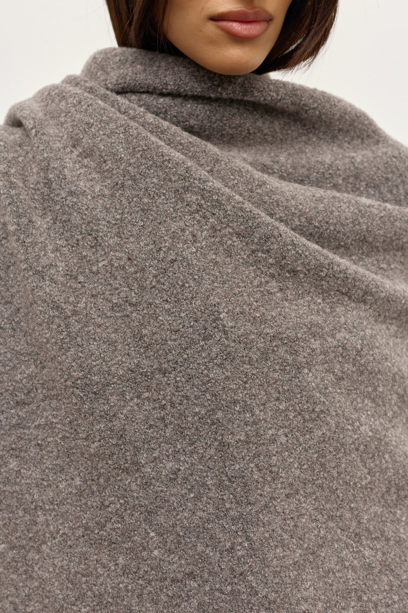 SOBA SCARF - BEIGE GREY