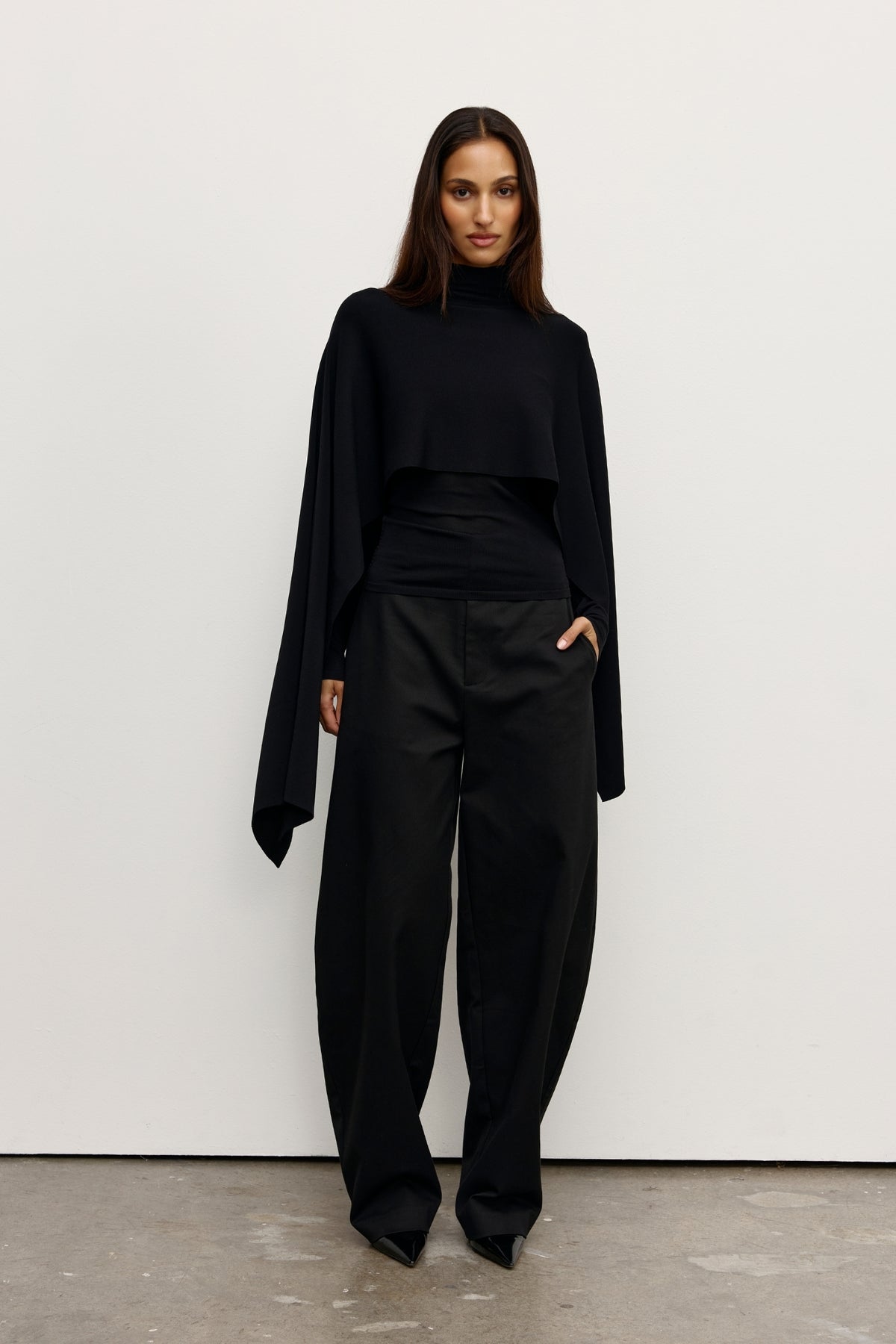 SORELLA PONCHO - BLACK