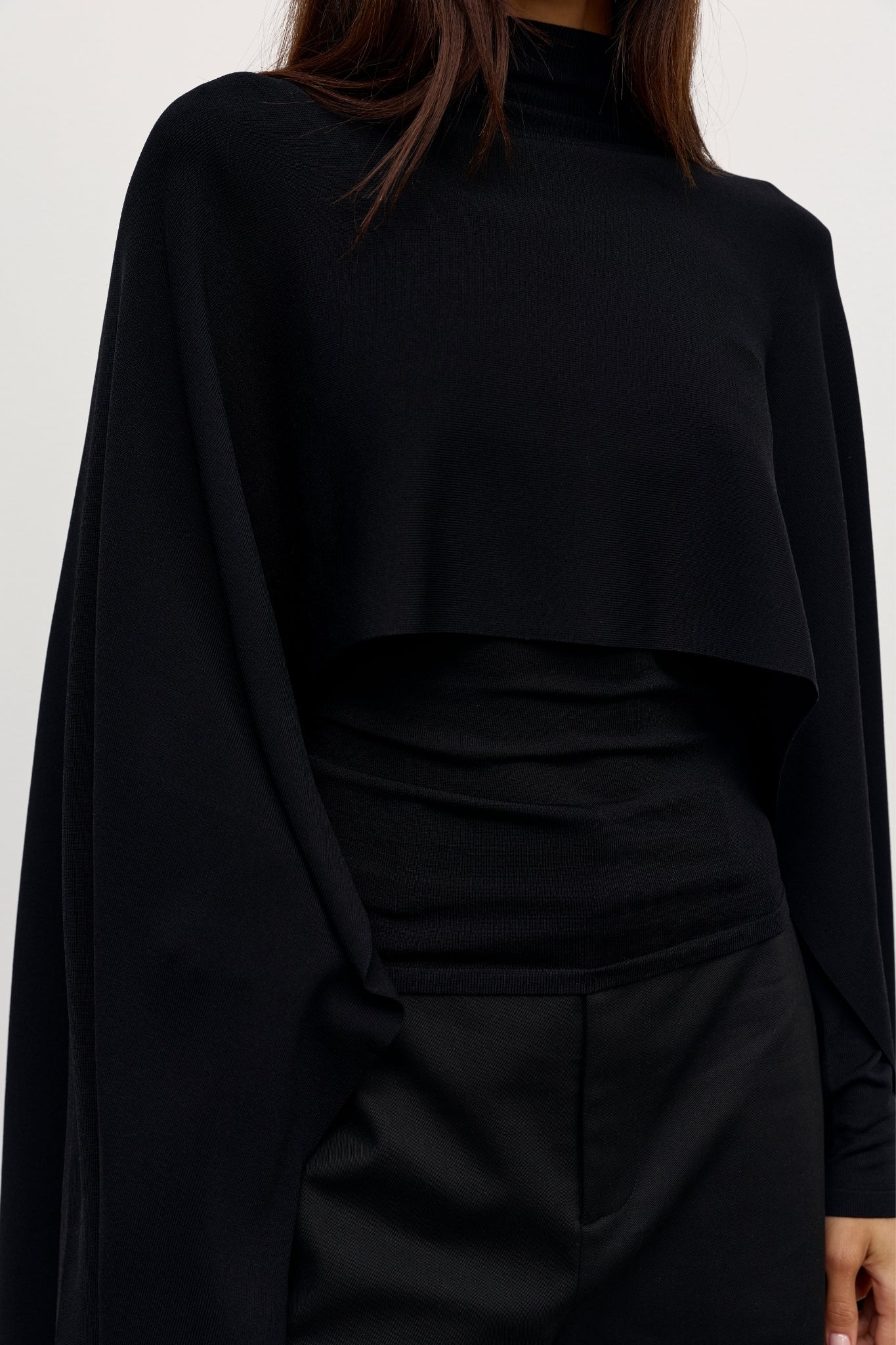 SORELLA PONCHO - BLACK