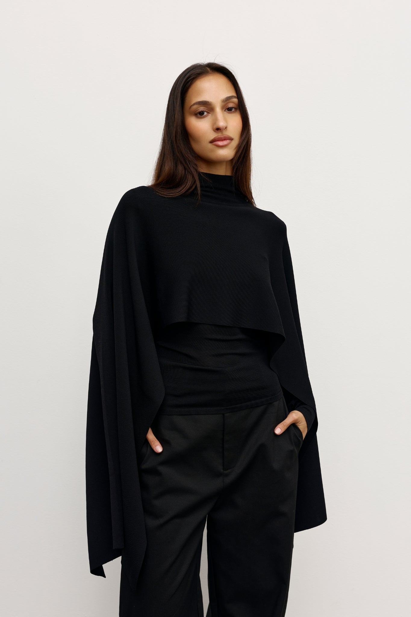 SORELLA PONCHO - BLACK