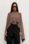 SORELLA PONCHO - MOUSE GREY