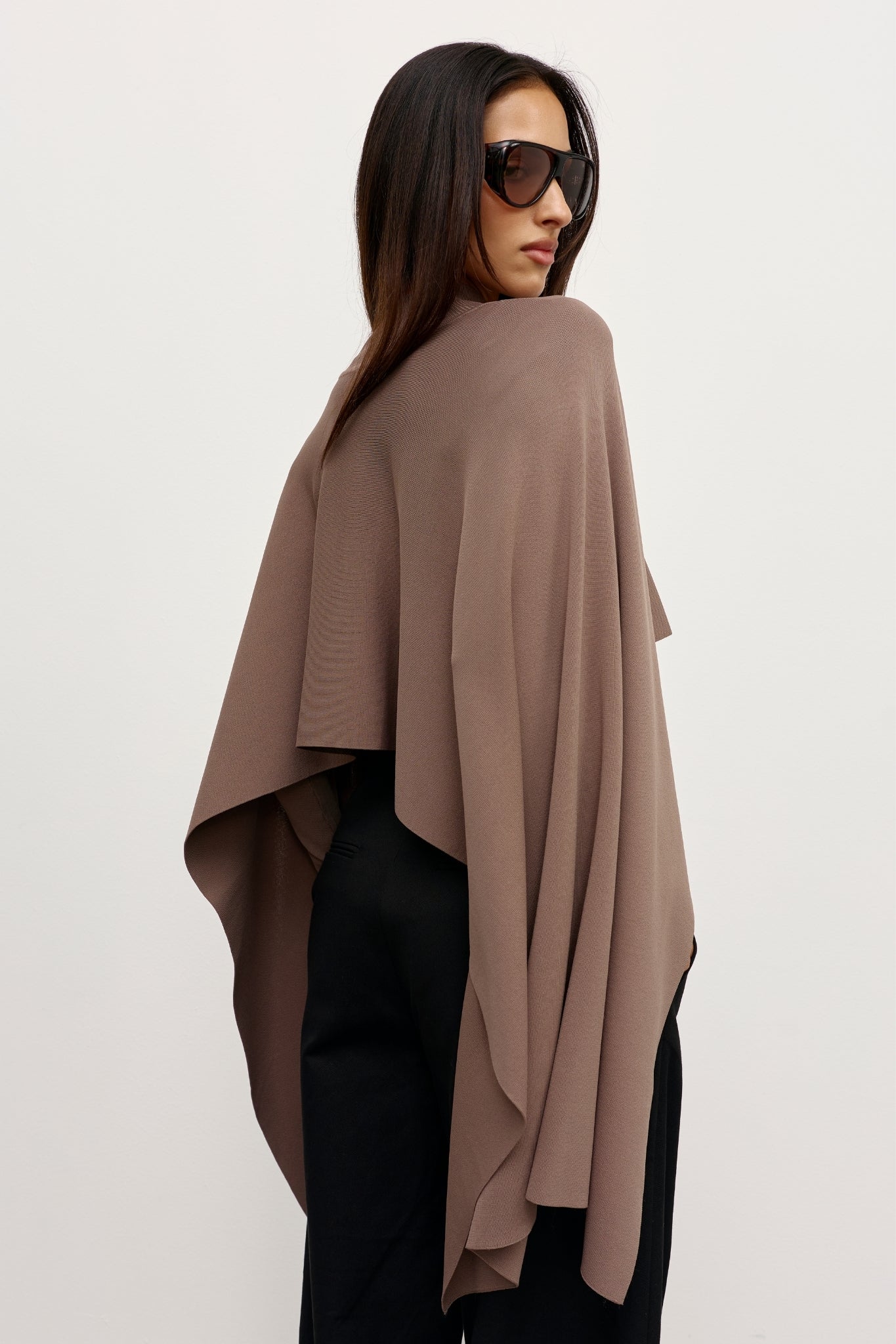 SORELLA PONCHO - MOUSE GREY