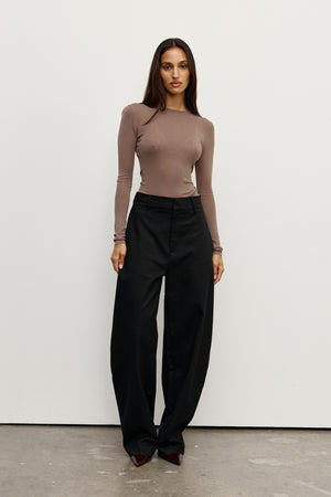 STEVIE TOP - MOUSE GREY