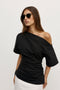 SUKI TOP - BLACK