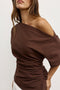SUKI TOP - CHOCOLATE