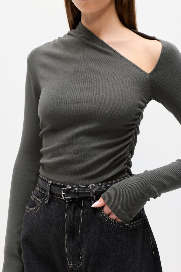 SAMI TOP - THUNDER GREY