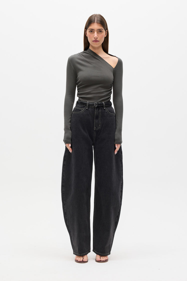 SAMI TOP - THUNDER GREY