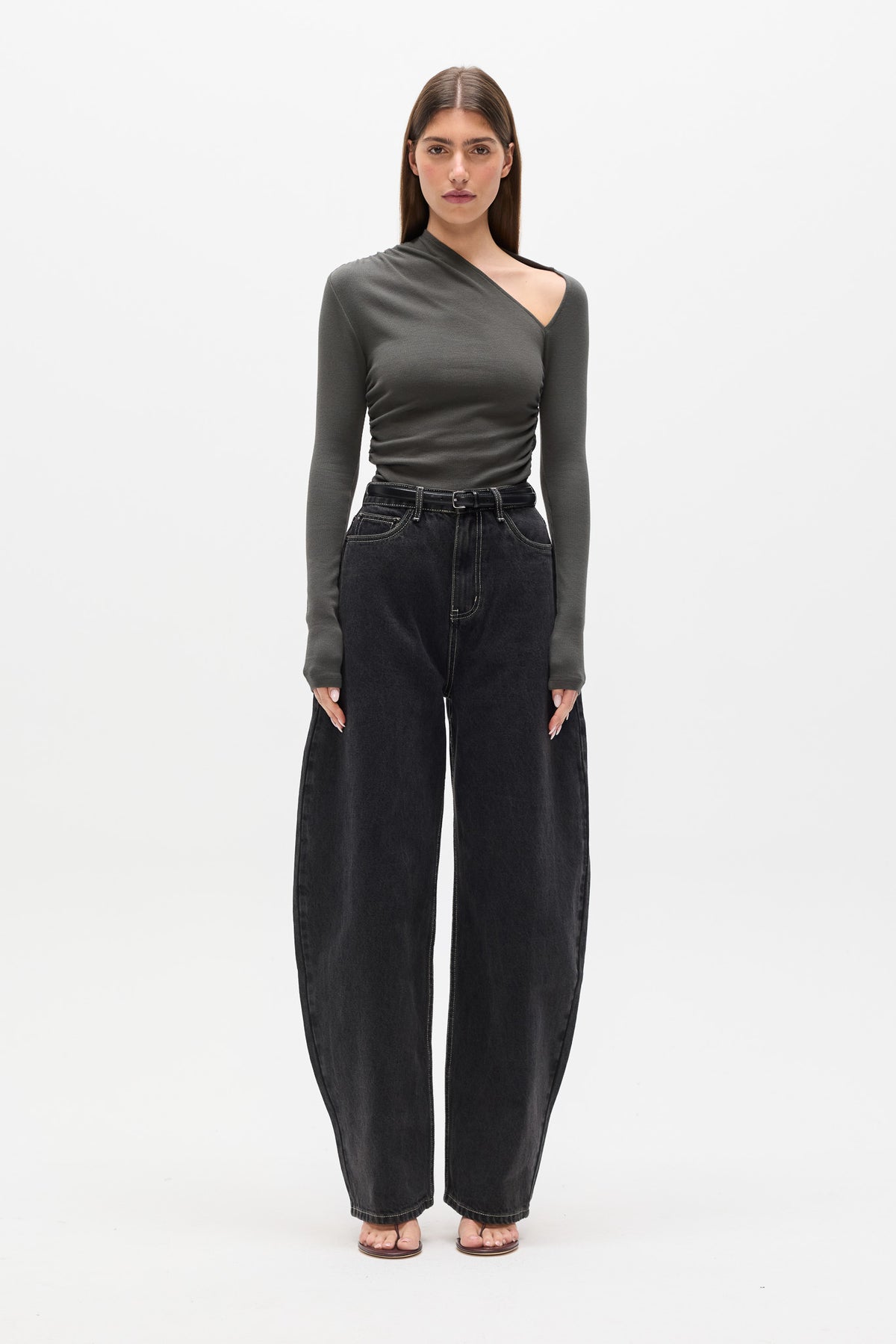 SAMI TOP - THUNDER GREY