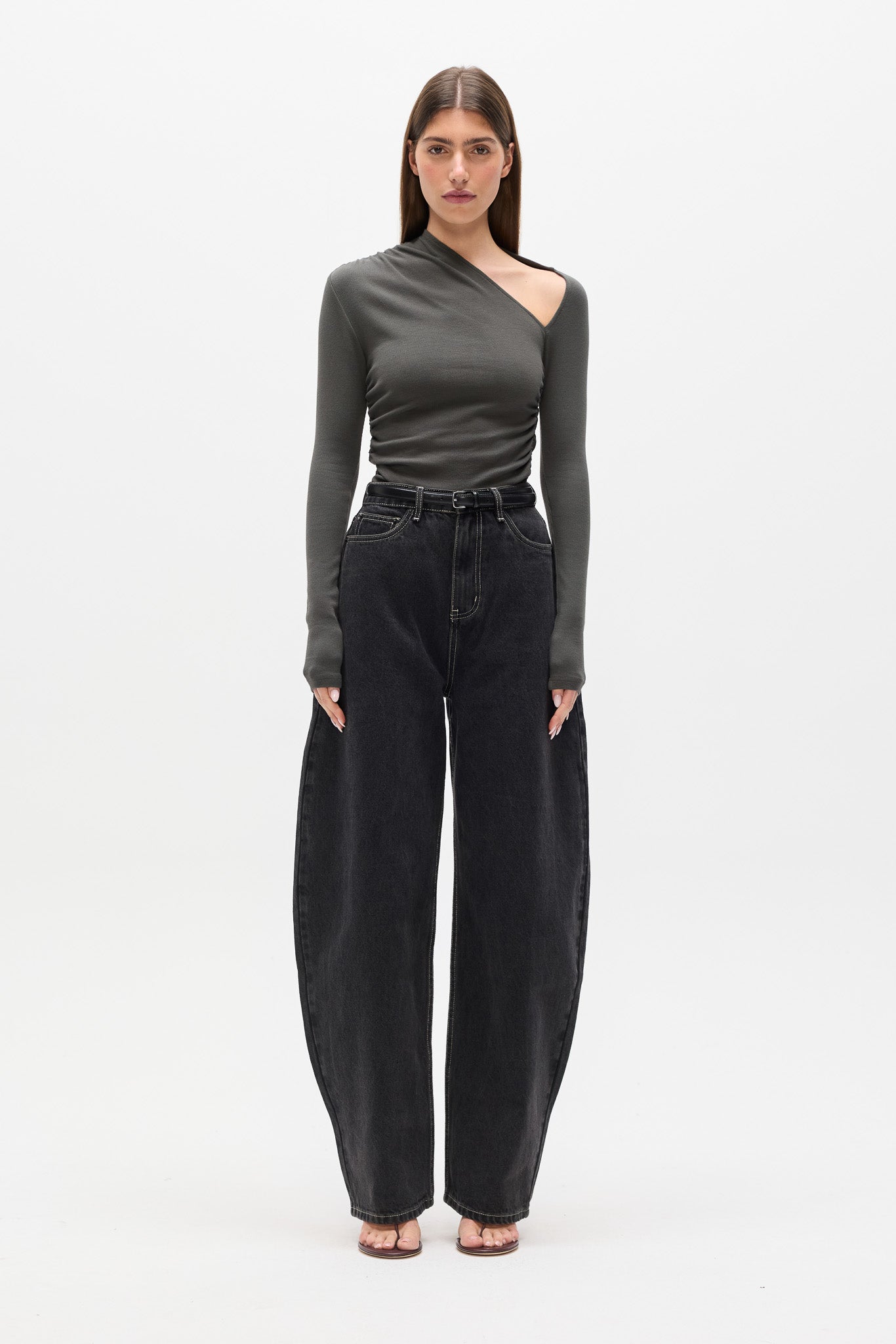 SAMI TOP - THUNDER GREY