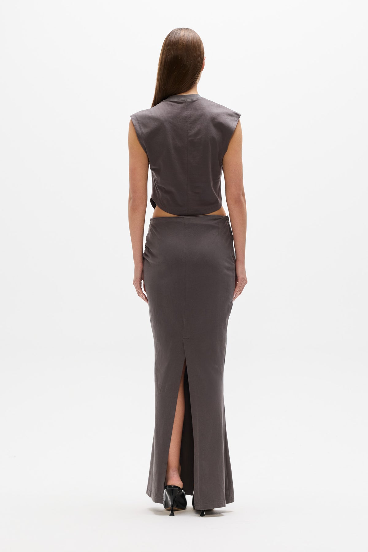 SORAYA TOP - CHARCOAL