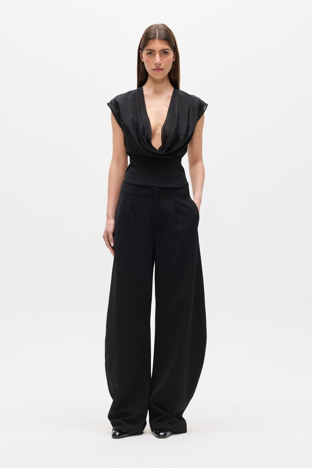 TESSIE TOP - BLACK