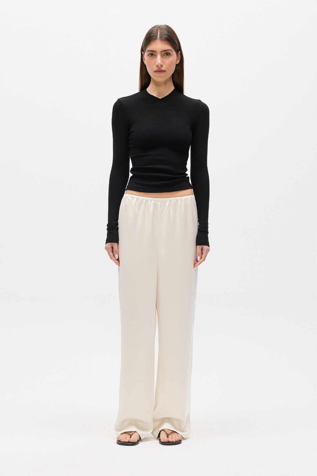 SOLENE PANT - IVORY