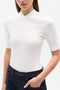 TINKA V NECK T-SHIRT - WHITE