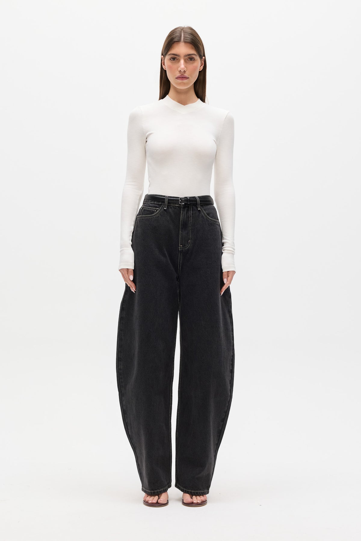 TINKA LONG SLEEVE TEE - WHITE
