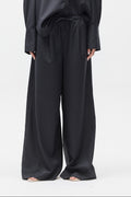 Toko Pinstripe Wide Leg Pant in Grey Stripe, view 3, Bayse Brand