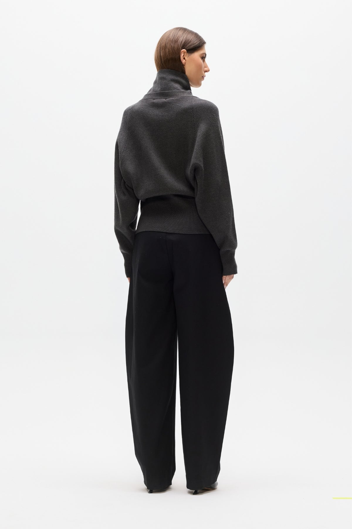 VIOLETTE KNIT CARDIGAN - BLACK