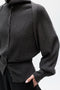 VIOLETTE KNIT CARDIGAN - BLACK