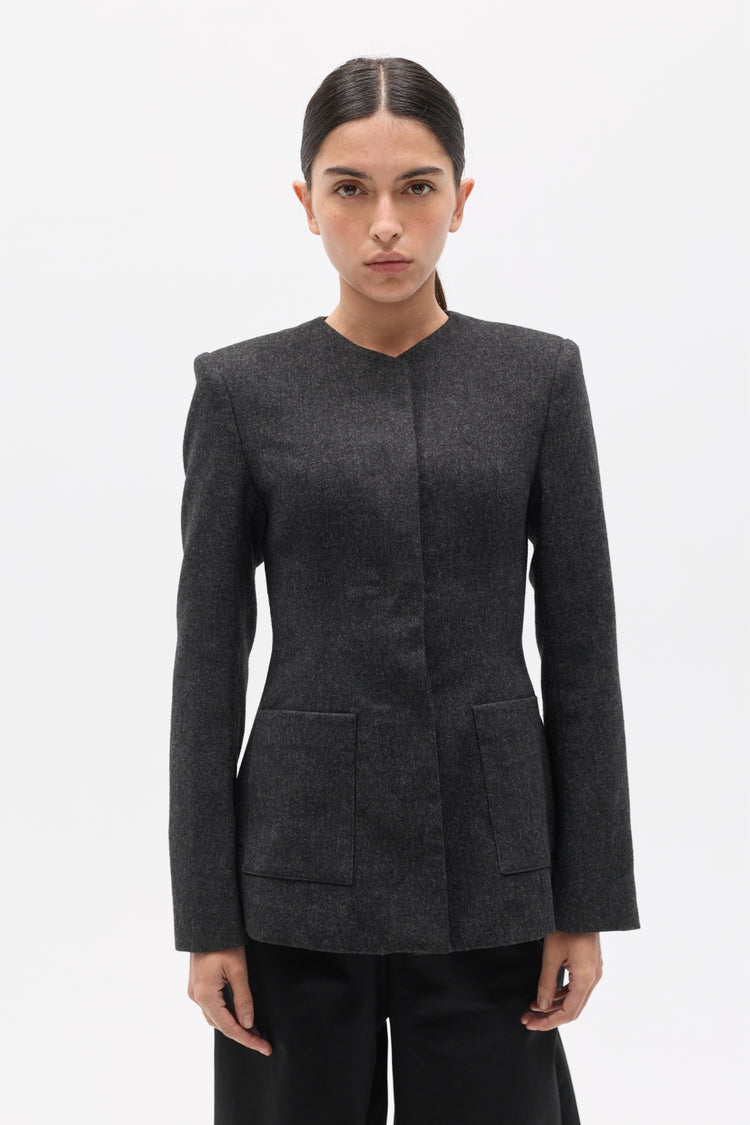 VITTORIA BLAZER - CHARCOAL