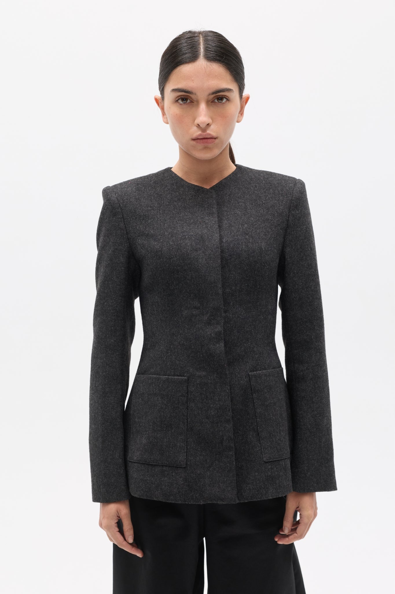 VITTORIA BLAZER - CHARCOAL