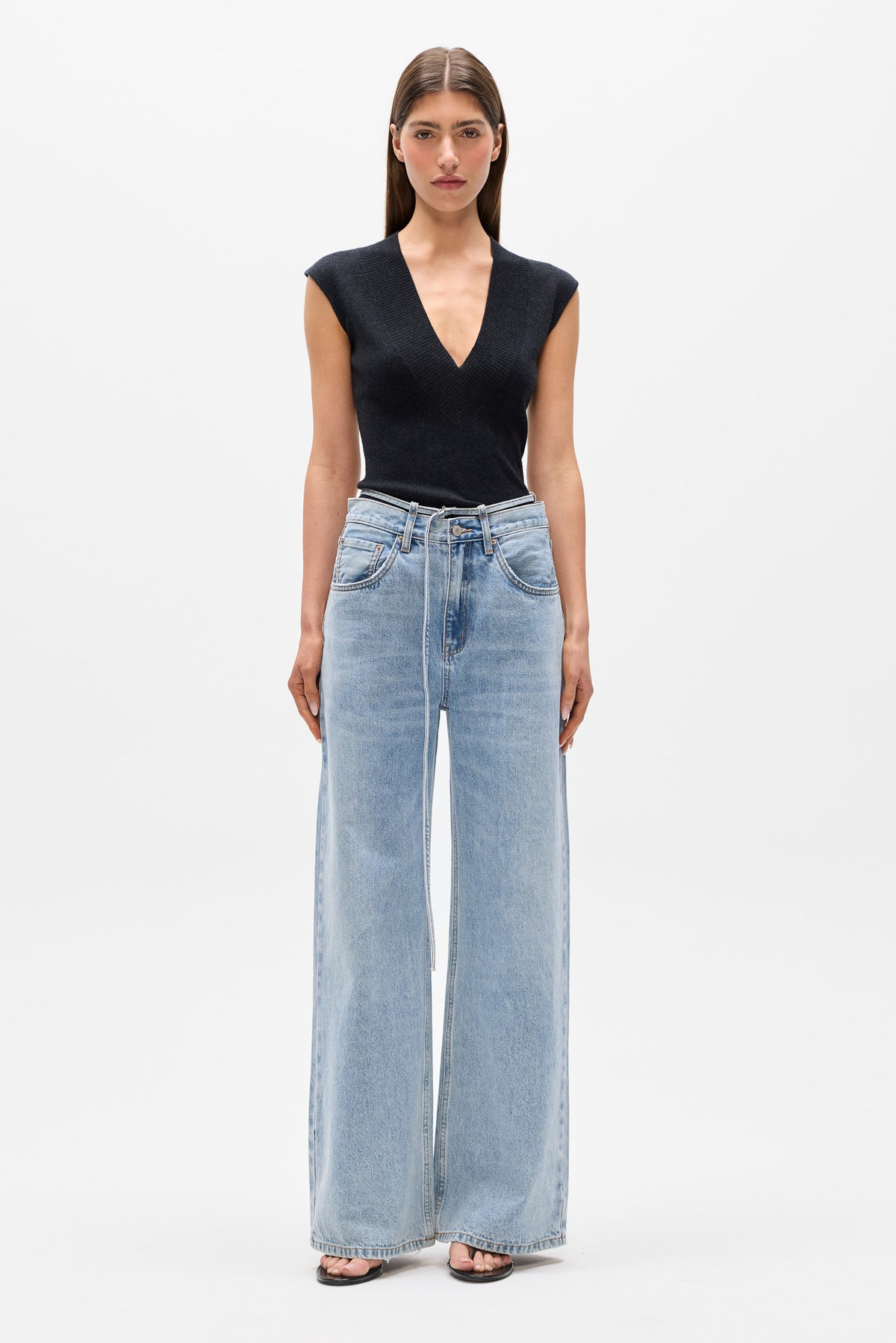 WOOSTER TOP - HEATHER GREY